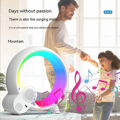 Analog Sunrise Alarm Clock with Bluetooth Audio and Intelligent Wake-Up Colorful Atmosphere Light